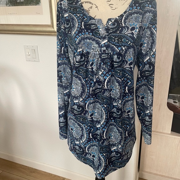 Verabandi paisley tunic top, size 1X - Picture 5 of 5